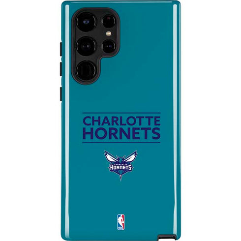 NBA Charlotte Hornets Standard - Blue Galaxy S25 Ultra Impact Case